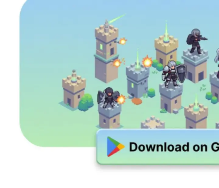 Promocyjna grafika gry Arknights z elementami tower defense